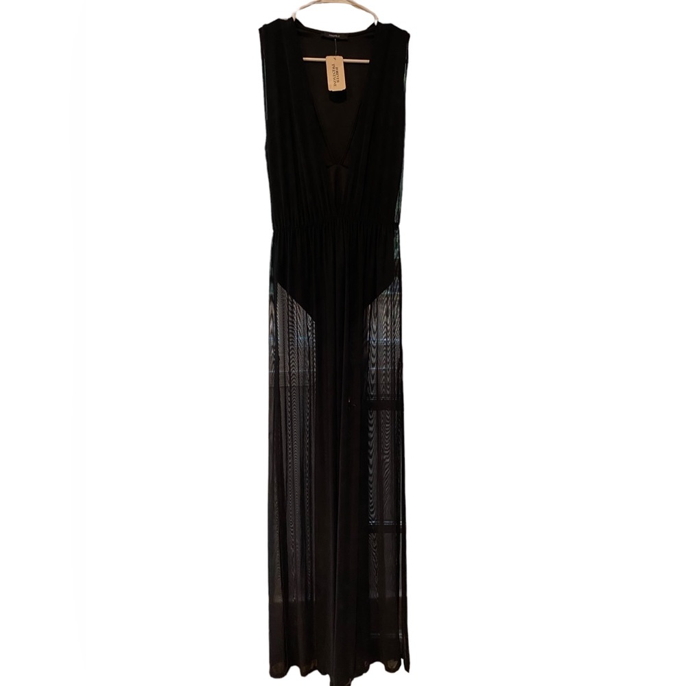 Forever 21 black sheer dress with body suit NWT Y2K grunge2.0 balletcore